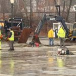 Water Main Break Impacts Chestnut Street